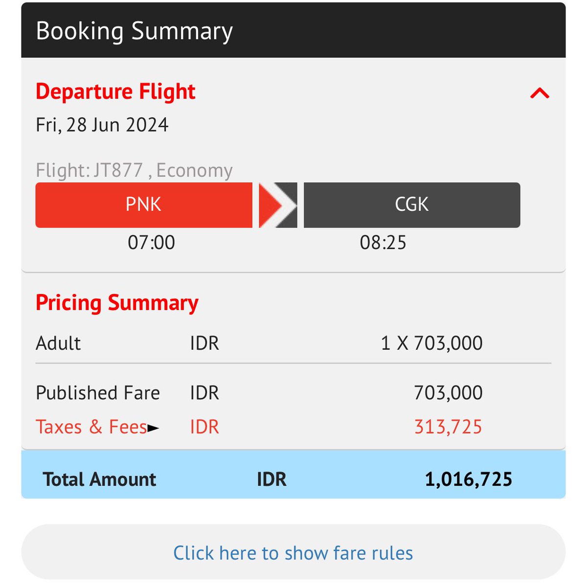 The Indo government done making warga Kalbar mad this time. They would rather fly to Jakarta through Kuching because the fare is cheaper.

Left: AirAsia Indo (QZ) KCH - CGK (MYR174.00 = IDR591,784)

Right: Lion Air Indo (JT) PNK - CGK (IDR1,016,725 = MYR298.00)