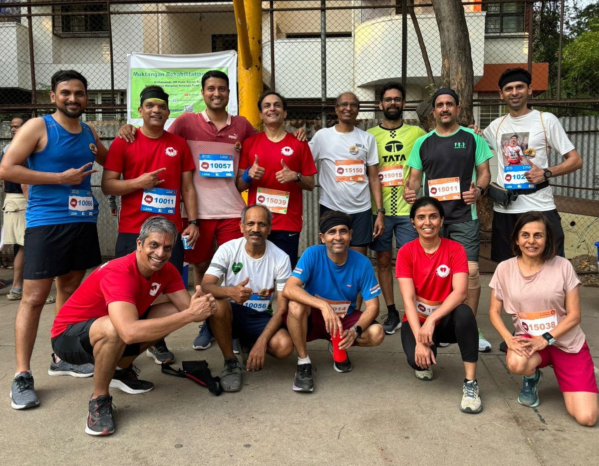 Last Sunday of the Month (LSoM) run at Kothrud 🏃🏿‍♂️
Awesome Pashan group 😃
@PuneRunning