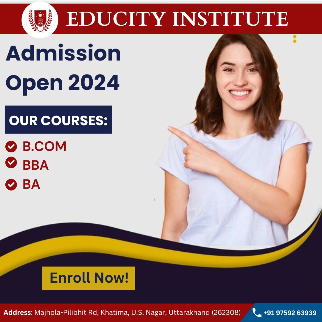 Dream, Believe, Achieve: Apply Now for College Admission!

#collegeadmission #applynow #futuregoals #dreambig #opportunityawaits #unlockpotential
#educityinstitute #khatima