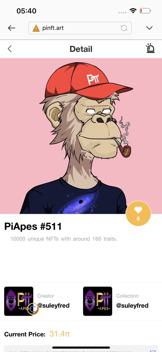 Good Morning #PiNetwork Community, you can purchase one of 10000 PiApes on youre PiBrowser for 31.4Pi 🍀🏳️‍🌈

Like & Retweet to Support the PiApes Collection 

#PiApes #Pi #NFT