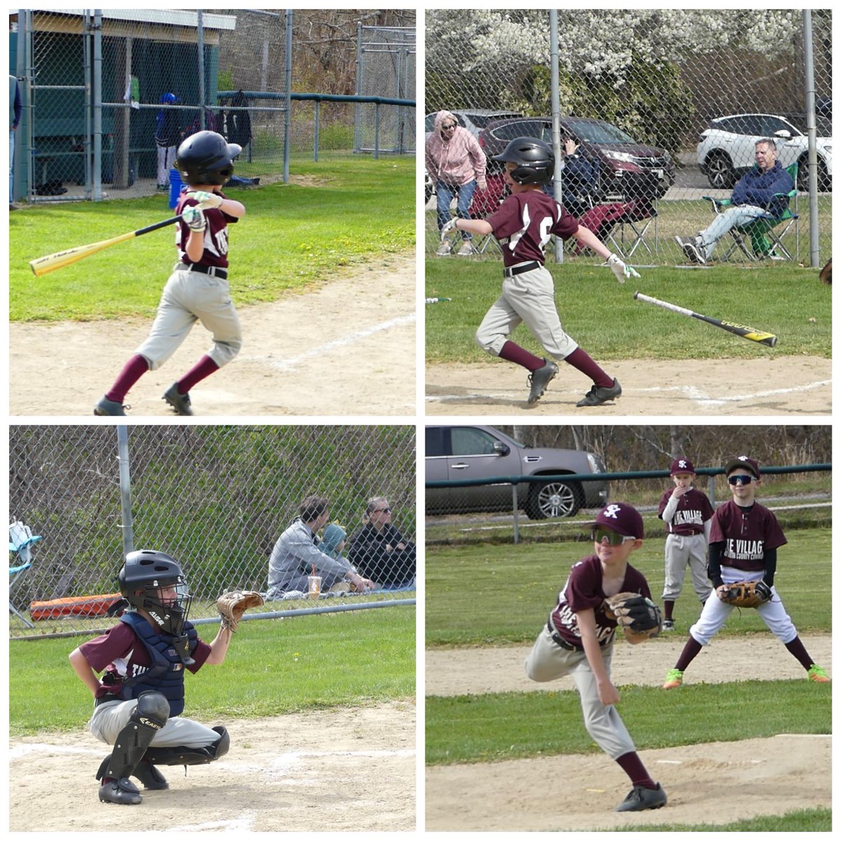 Opening Day. First year of kids pitching and catching, so Leo did both. He’s got that Yankee Stadium swing. This is Grandpa Zog’s idea of click bait!