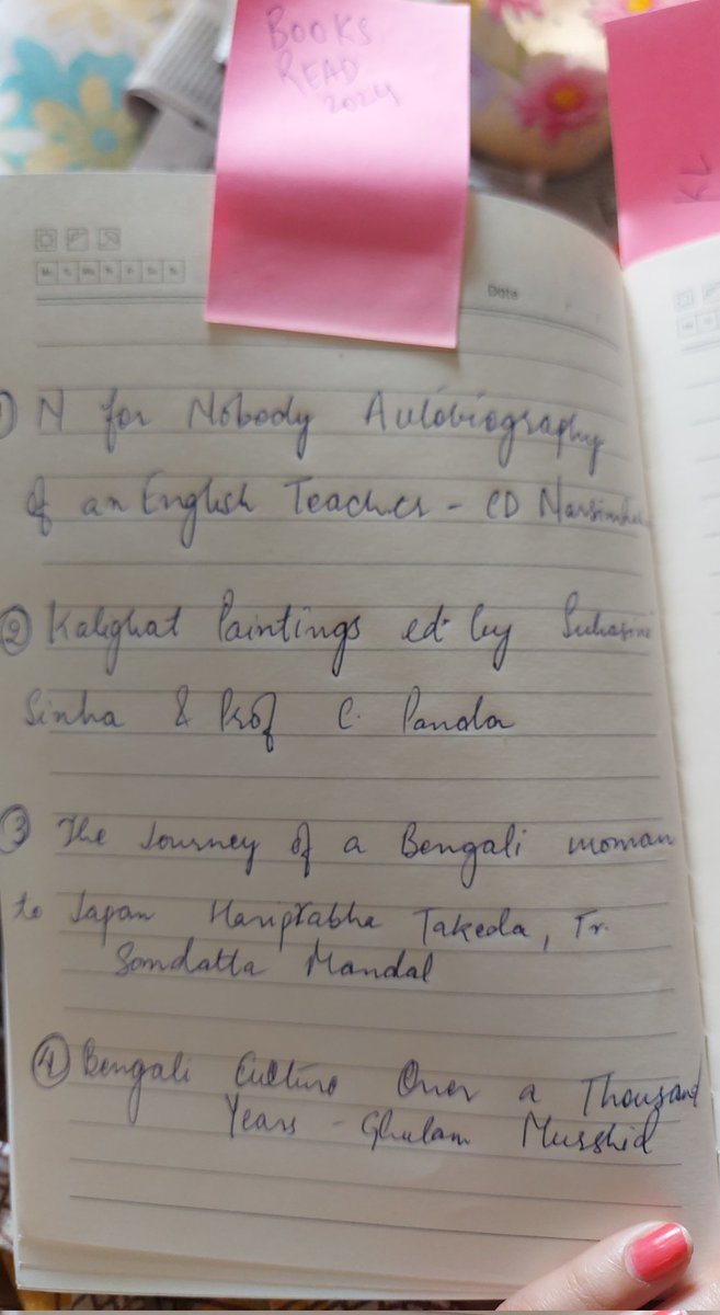 4 months, 4 books, apart from some half read, 'to be finished' ones.And of course, the daily dose of newspaper. Who else here keeps a list of books they have read?🙂
#readersoftwitter #booklover #joyofreading #edutwitter