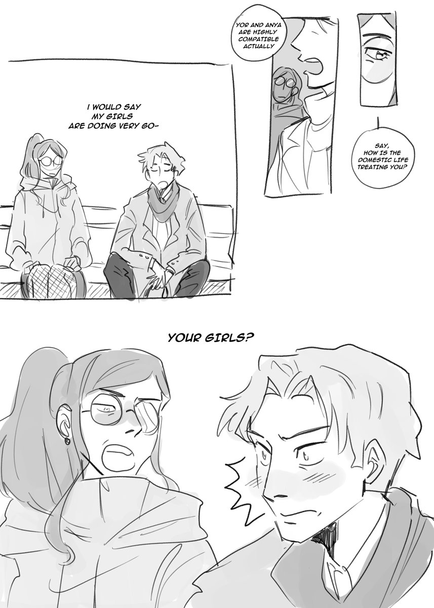 Comic based of @tasohime13 's tweet :3
.
.
.
i had to make a comic of this when i saw the tweet i literally screamed,,, anyways i'm gonna do a part 2 so stay tuned!!!!
#スパイファミリー
#SPY_FAMILY