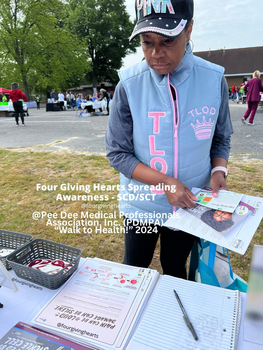 We had a great morning spreading awareness/getting attendees screened. Focusing on 1. Health, 2. Family, 3. Education, and 4. Community! We foster “for” giving hearts and responsible citizenship. #FGH #fourgivinghearts #sicklecelldisease #sicklecelltrait #sicklecellwarriors