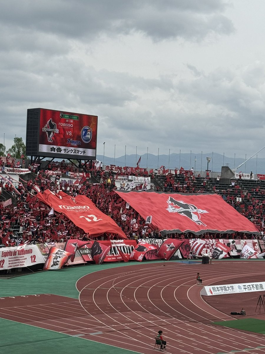 大分トリニータ　BIGチームフラッグ トリニータ・リッジーのビッグフラッグ画です。世界最大のウサギを見に