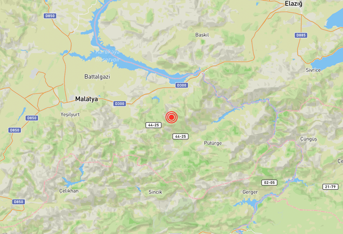 #deprem #DEPREMOLDU #SONDAKIKA #Malatya
        
Yer: Kamistas- (Malatya)
Büyüklük: 3.5
Derinlik: 3.2 km
Tarih: 2024.04.28 06:53:41
Konum: google.com/maps?q=38.2867…