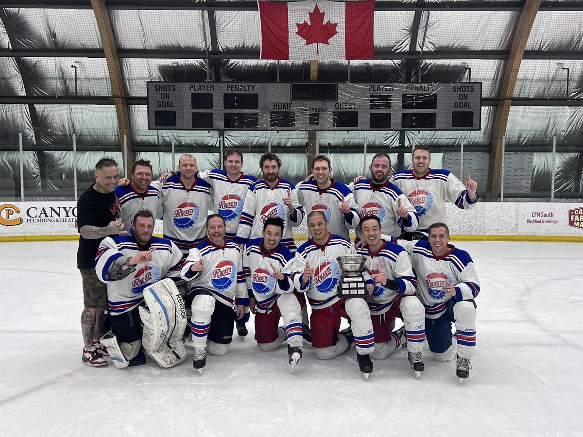 The 2023-24 Hart division champions are the Bottle Rockets