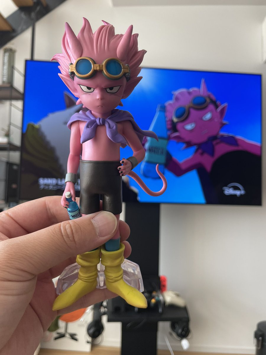 mstk1988's tweet photo. 息子が1発でＡ賞神引きした
#サンドランド
#一番くじ
#ベルゼブブ https://t.co/K6MNJDLYbs