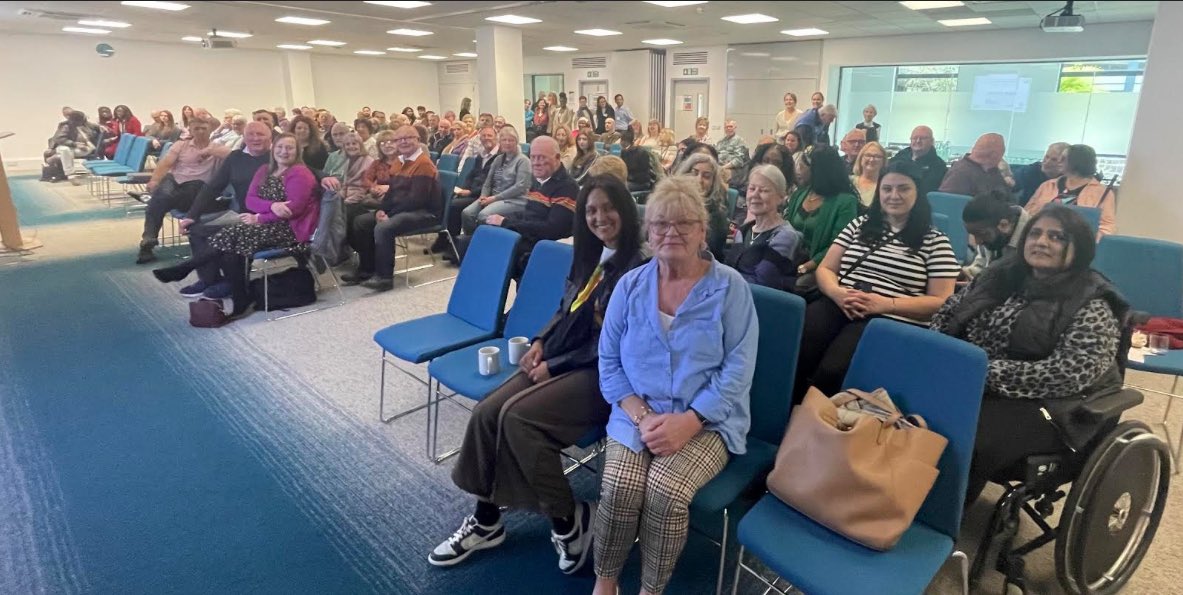 We were very excited to attend the Aston Patient day in England hosted by our Medical advisory board Dr, Prof Jackie Palace! Our director of Blind Resources & Executive Board member, Andrea Mitchell & her husband James, were able to spend some time with #NMOSD & #MOGAD pts. An…