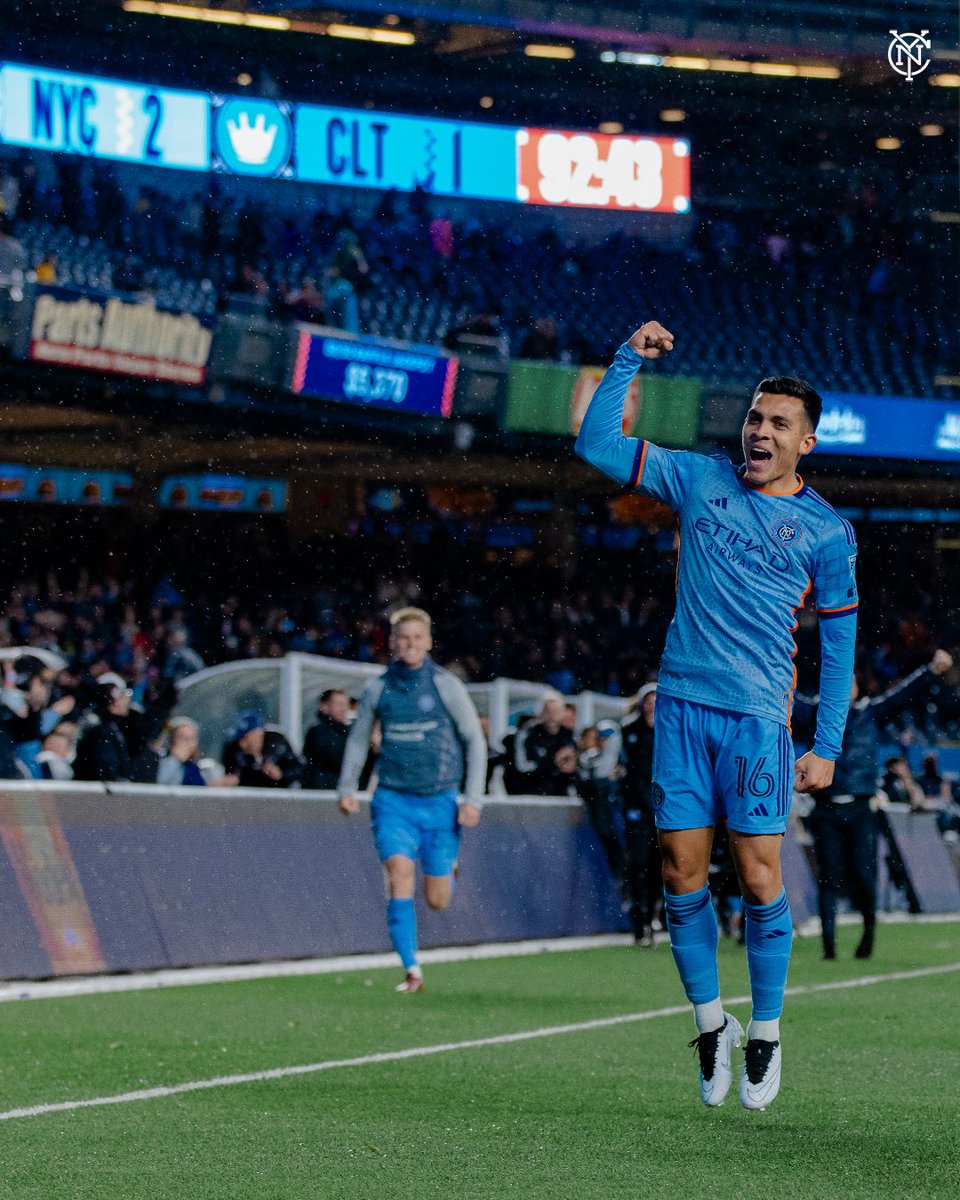 Keaton and Alonso celebrate the winner. 