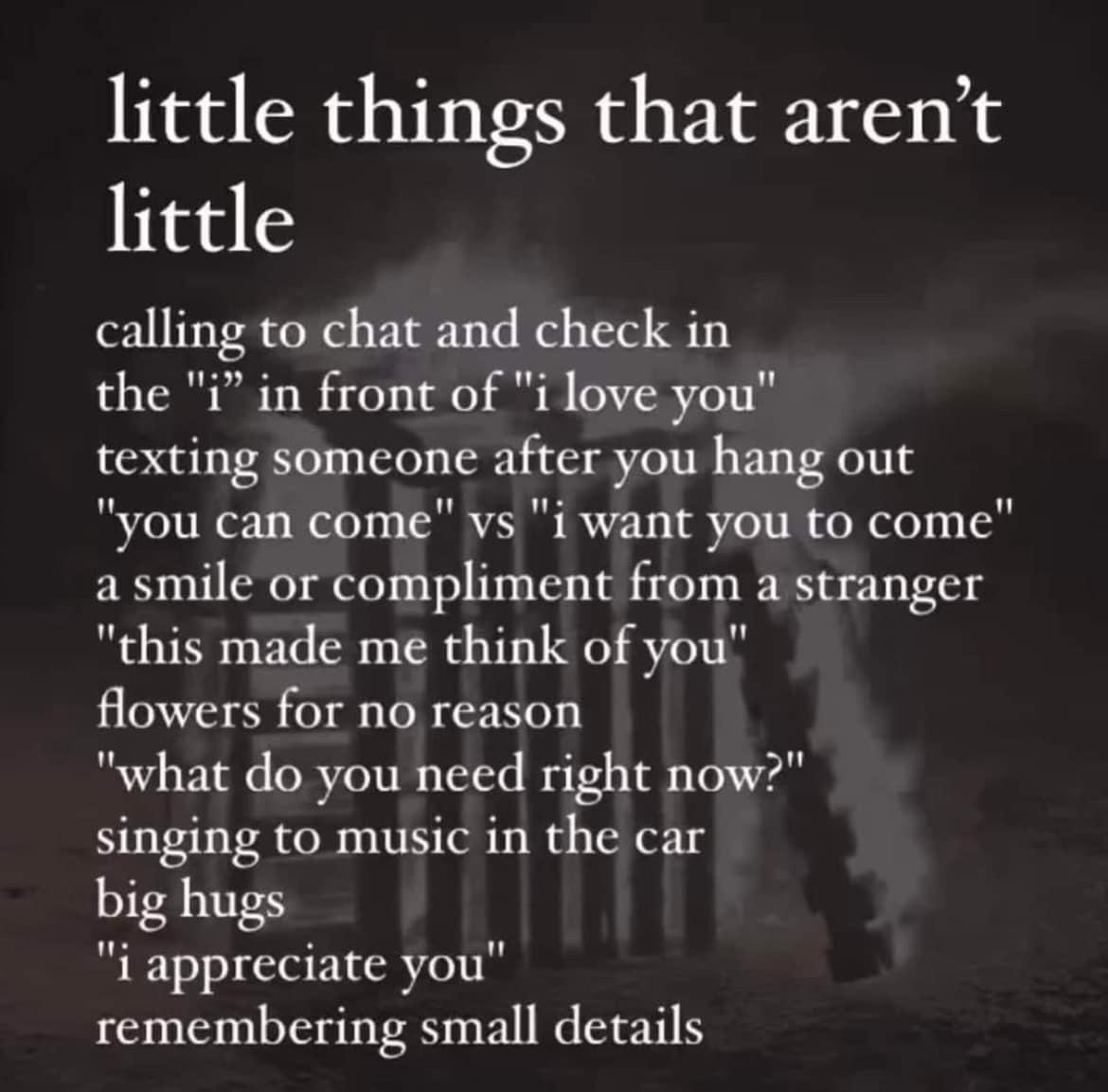 It's the Little Things....I LOVE this.
♥️❤️🩷🧡💛💚🩵💙💜🖤🩶🤍🤎
#itsthelittlethings