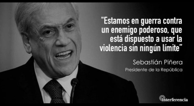 Siempre tuvo razón @sebastianpinera, el enemigo peligroso existe y seguirá atacando mientras @boric no tome medidas MUY DRASTICAS!! Q dicen hoy los que lo criticaron 🧐