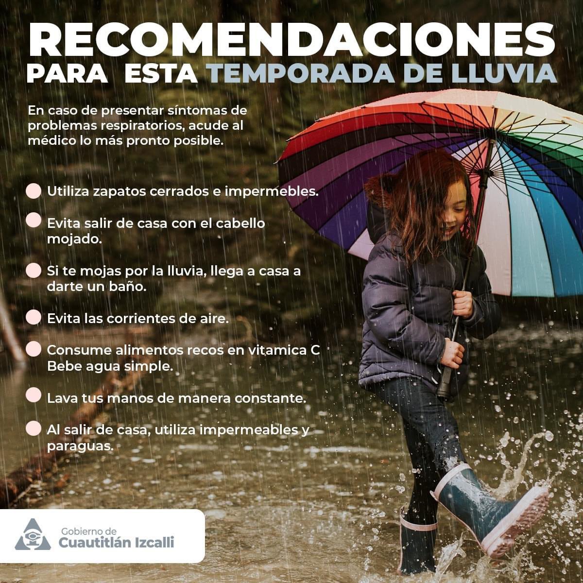 Ya se acerca la #TemporadaDeLluvias y las enfermedades respiratorias están a la orden del día. 

Toma en cuenta estas recomendaciones para cuidar tu salud.