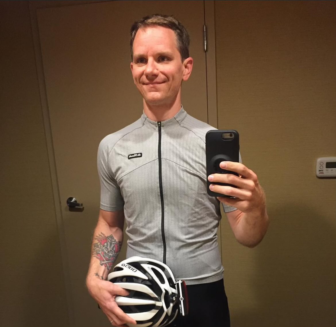 What did you look like in 2013? 15 lbs lighter and faster on a bicycle.