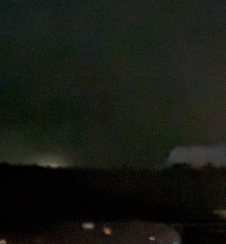 Wedge tornado earlier 10:50 pm north Holdenville Oklahoma… Lucky to get a picture, terrain was poor and tornado was rain wrapped for most its life