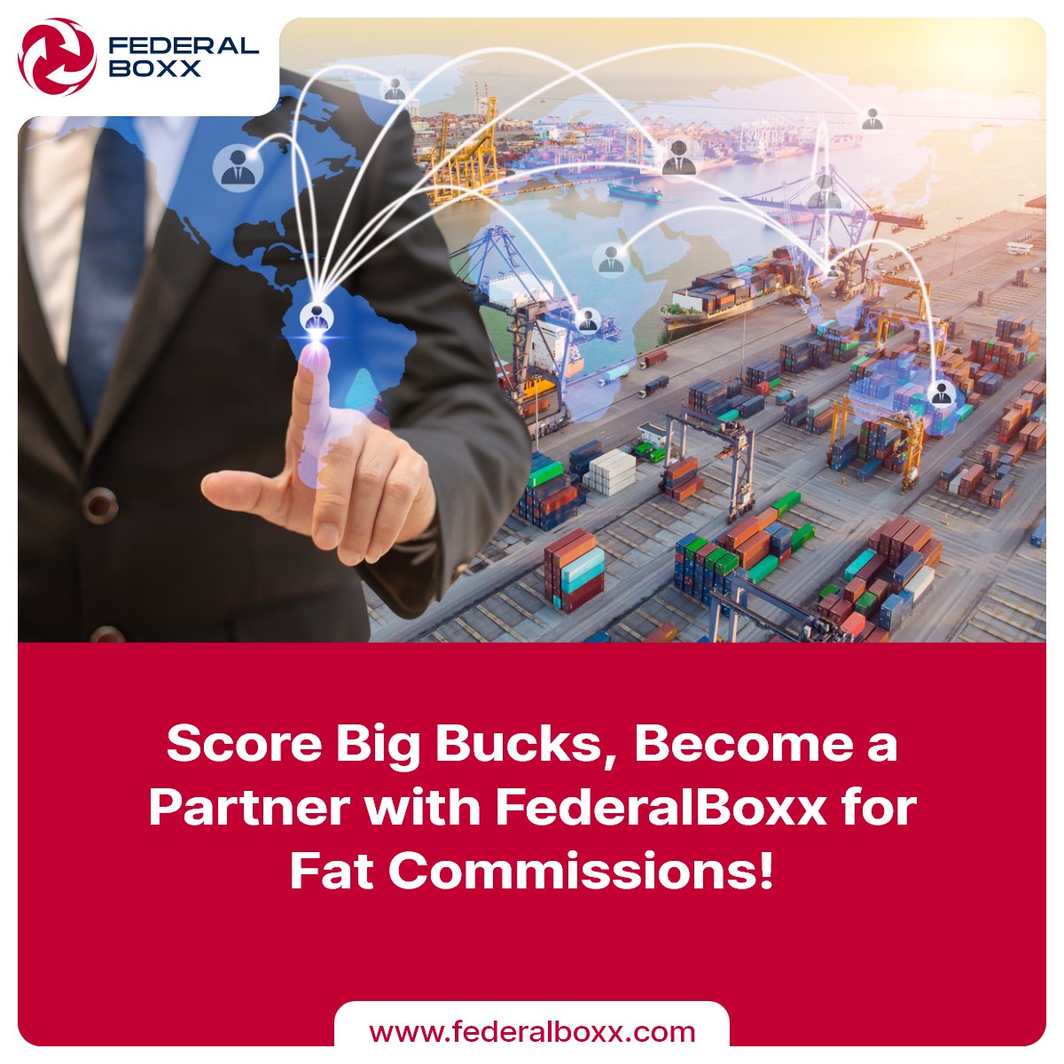 Score big bucks by partnering with FederalBoxx and earning fat commissions! Join us today to unlock lucrative opportunities in the shipping industry. #PartnerProgram #CommissionOpportunity #ShippingIndustry #FederalBoxx