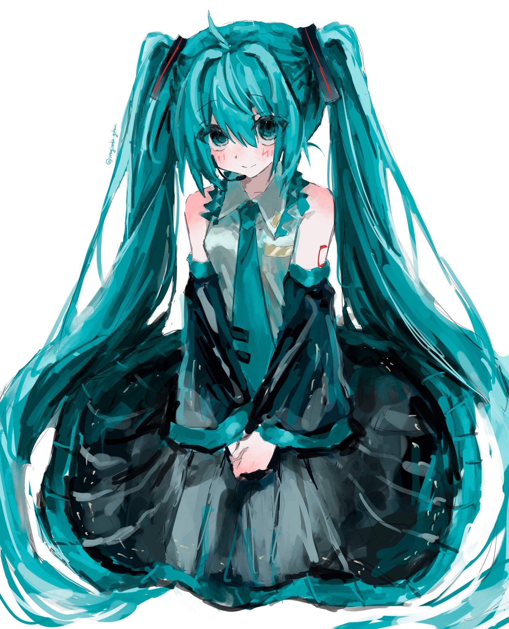初音ミク　ブラウス　スカート 天羽川 初音ミク ブラウス - メルカリ