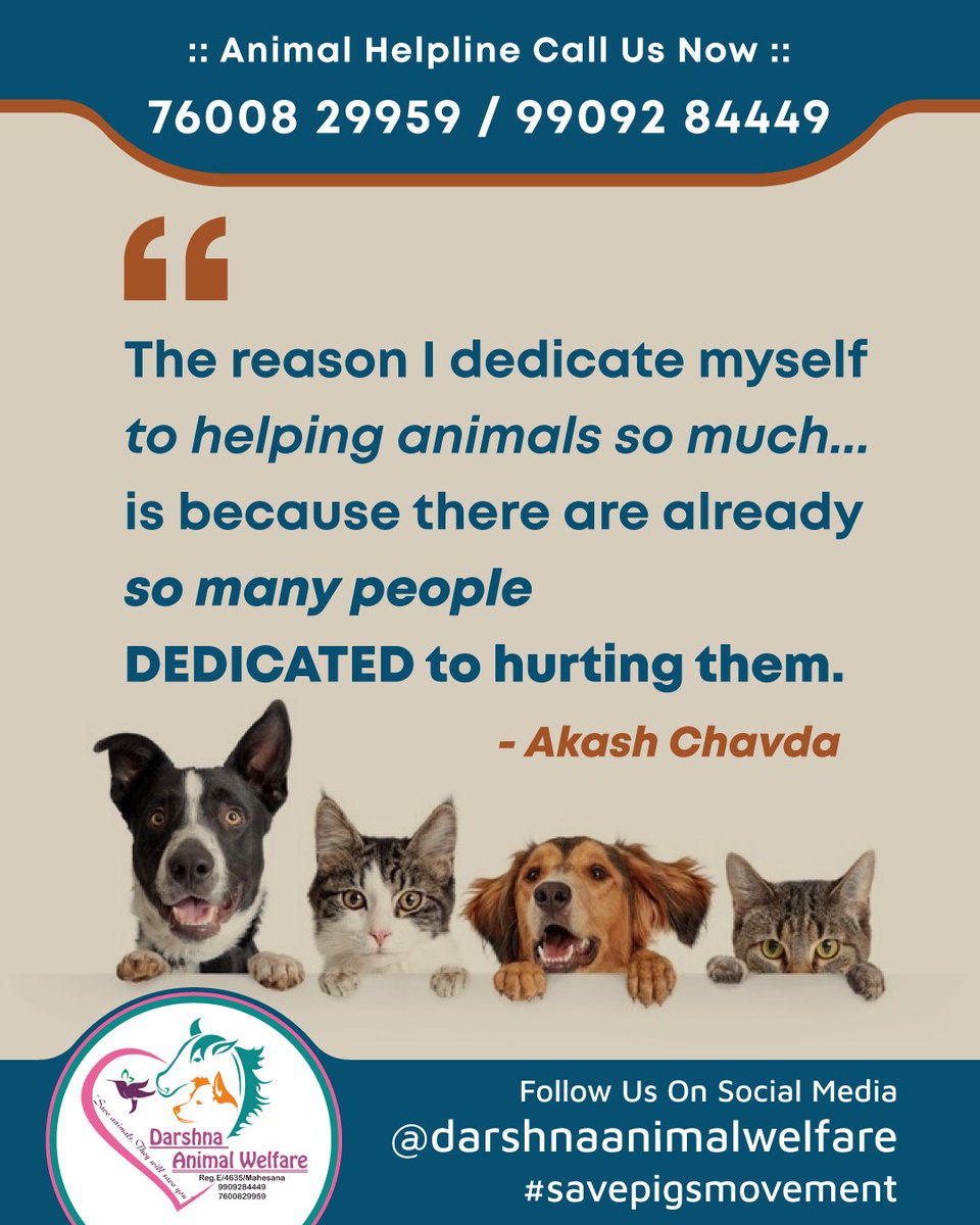 A Historic Achievement 🎉 by Darshna Animal Welfare Foundation, handling 300 cases of #AnimalCruelty. 'The first case was registered at Sola 🚨 Police Station #Ahmedabad in April 2021' @JesudossAsher @sharmaankida @joedelhi @asharmeet02 @pfaindia @PetaIndia @PeepalFarm