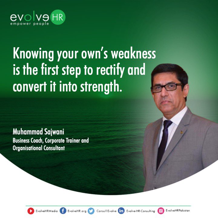 Don't waste time in points other peoples' weaknesses. Instead, focus on your own. 

#strength #weakness #opportunity #job #interview #question #answer #life #fatigue #pain #weak #health #happiness #success #bigpicture 
 
#EvolveHR
#EmpowerPeople
#hrconsultant