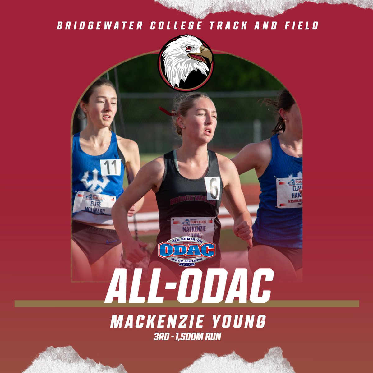 Many new top 10 marks on the final day!

@BCXCTF Records Multiple New Personal Bests on Day Two of ODAC Championships #BleedCrimson #GoForGold

🔗 tinyurl.com/262e6vyc