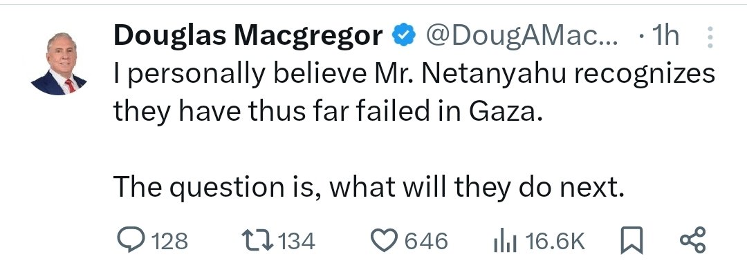 7 months of slaughtering civilians and 'they have failed in Gaza' 🤦‍♂️