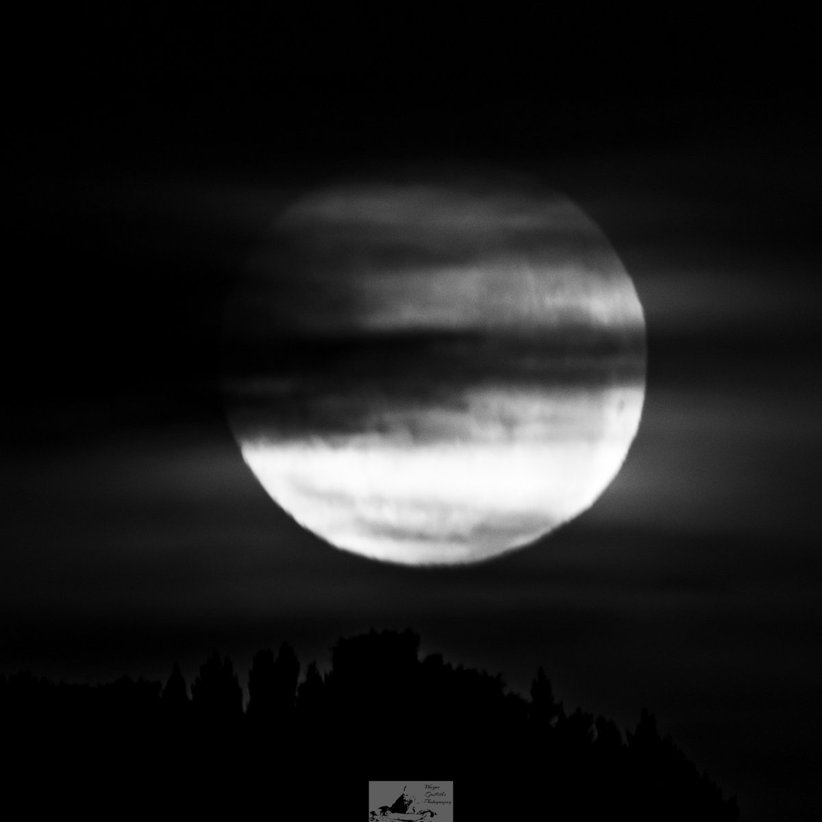 Moonrise in black and white for dramatic effect. #moonrise #fullmoon #blackandwhitephotography