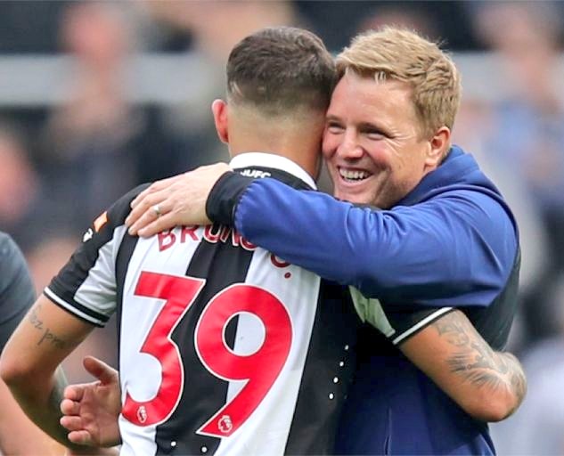 🗣️ 🇧🇷 Eddie Howe on Bruno: 'He is very much part of my plans! We have to showcase what we can offer him as a club.' 'We hope that is enough to keep him. The supporters did their bit before the game in recognition to him. He scored a very important goal for us. Hopefully, he…