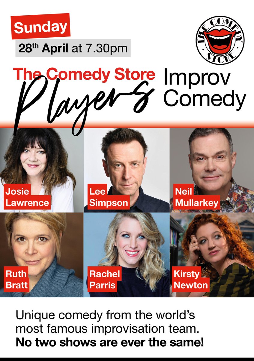 So talented. So nice. So, what are you waiting for? The Comedy Store Players - making every Sunday a Funday.