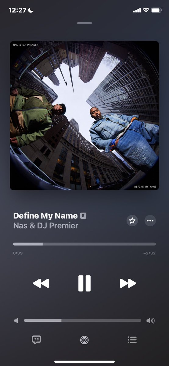 Gets better with every listen. It’s so nostalgic. Thank you @Nas + @REALDJPREMIER 🤝🏾