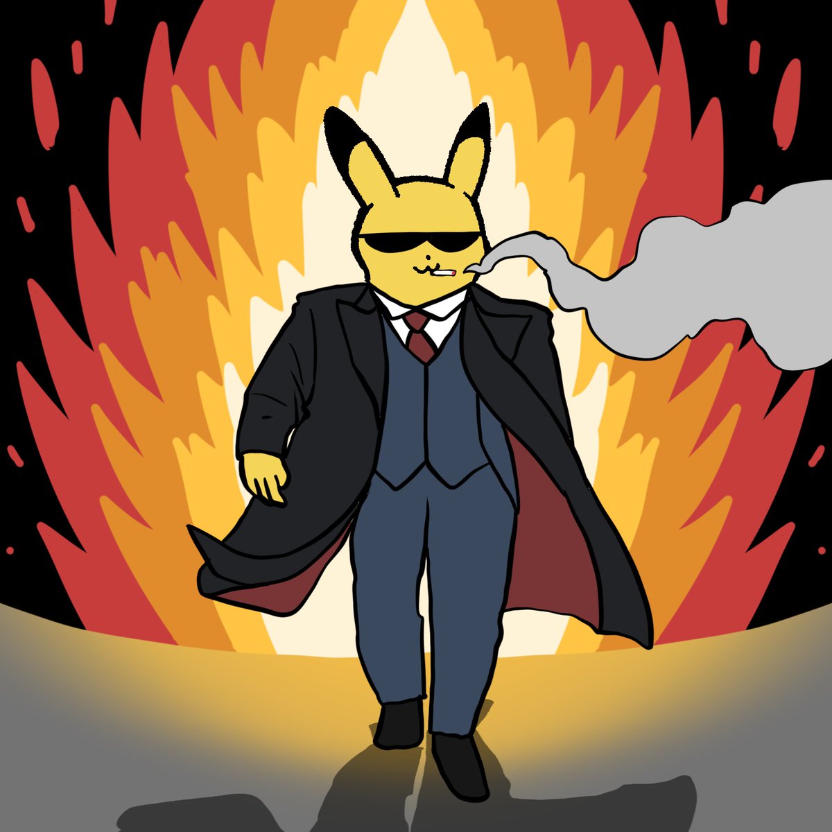 <a href="/crypto_gains/">Gains</a> Cool art, $Pika did it first tho⚡️