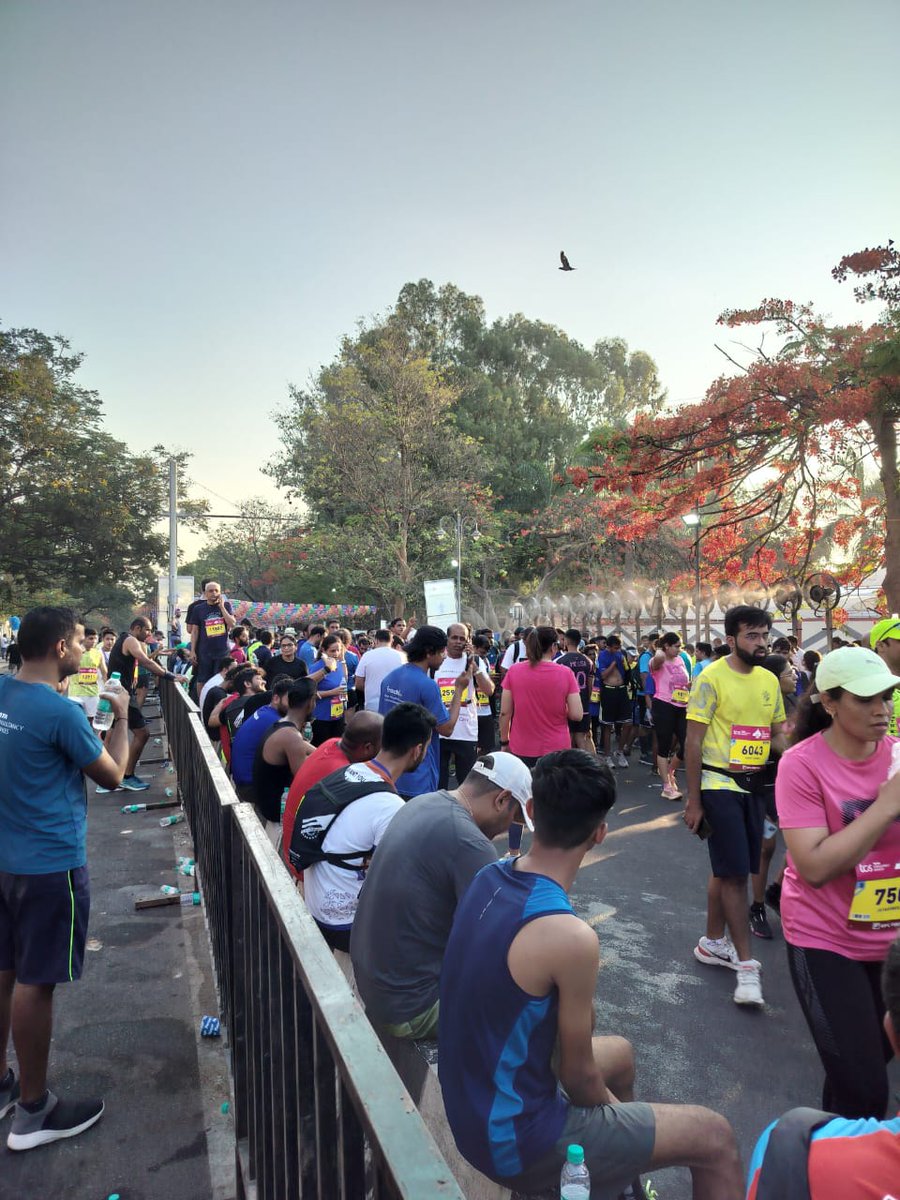 आज बेंगलुरु की भावना बहुत अच्छी लगी! 10k की दौड़ सभी धावकों के लिए धमाकेदार रही! #JourneyToTheStart