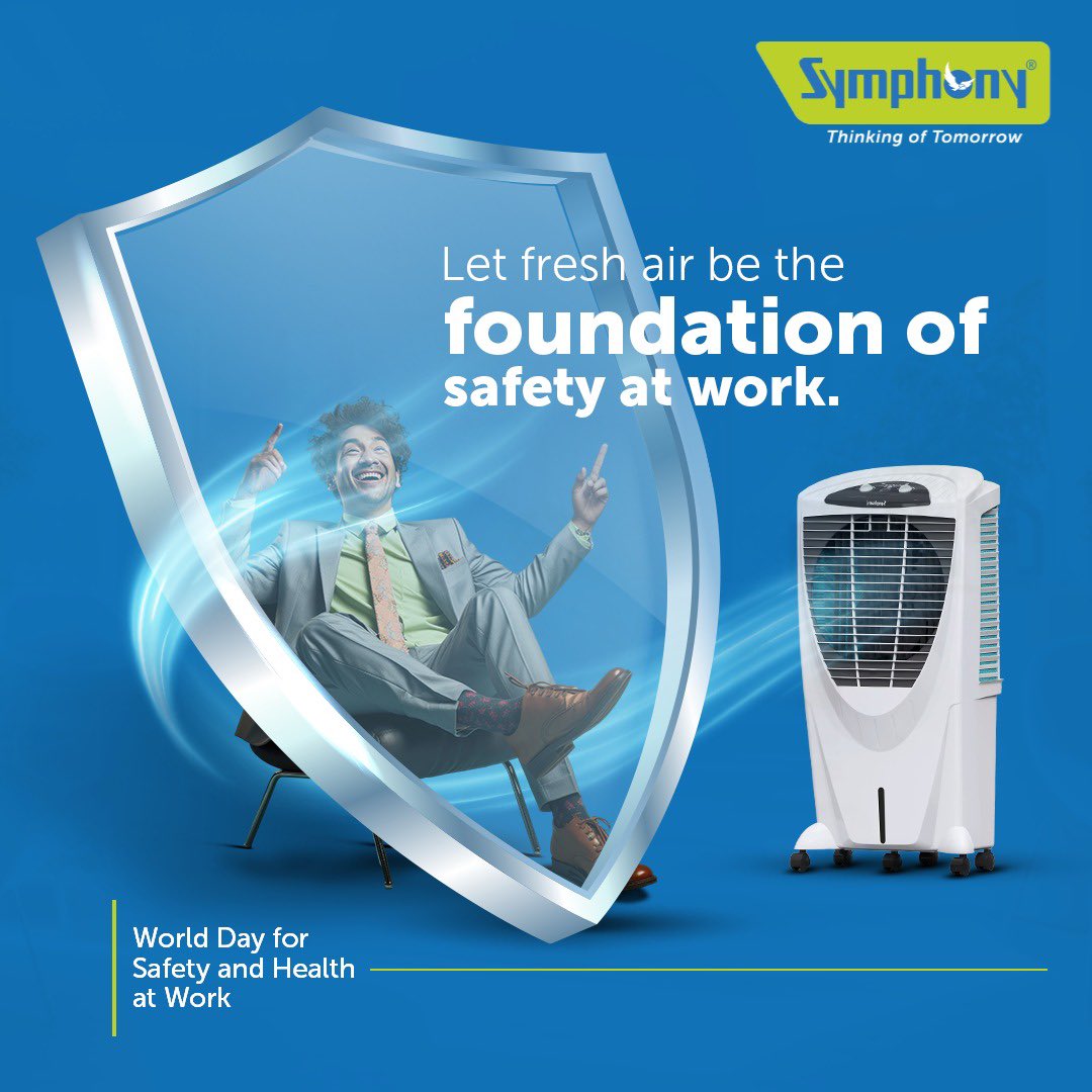 Amidst the hustle of productivity, let's not forget that the cornerstone of a healthy workplace is fresh air. This World Day for Safety and Health at Work, ensure your team's well-being because when they breathe easy, they work better. #WorldDayforSafetyandHealthatWork