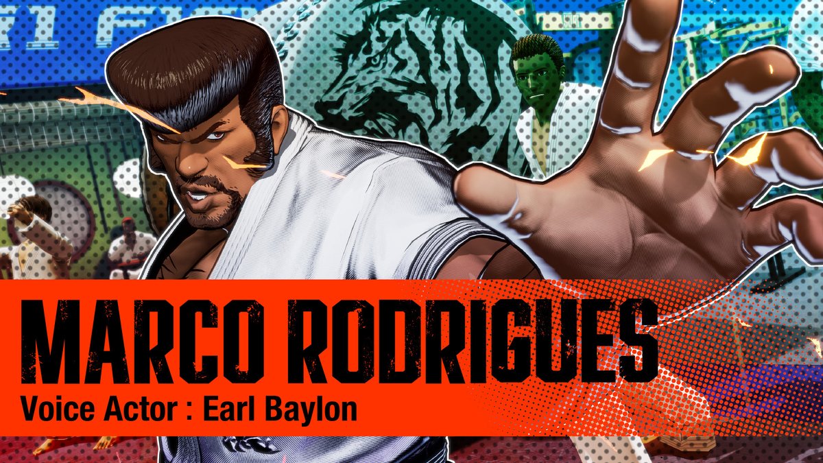 [FATAL FURY: CotW] The matchless Marco Rodrigues, assistant instructor of Kyokugen Karate, has come to play! Trailer now up! Voice Actors: Earl Baylon (EN) Kenichirou Matsuda (JA) MARCO RODRIGUES: Character Trailer youtu.be/7TfQQ1jde5g #FatalFury #CotW @earlybgoode