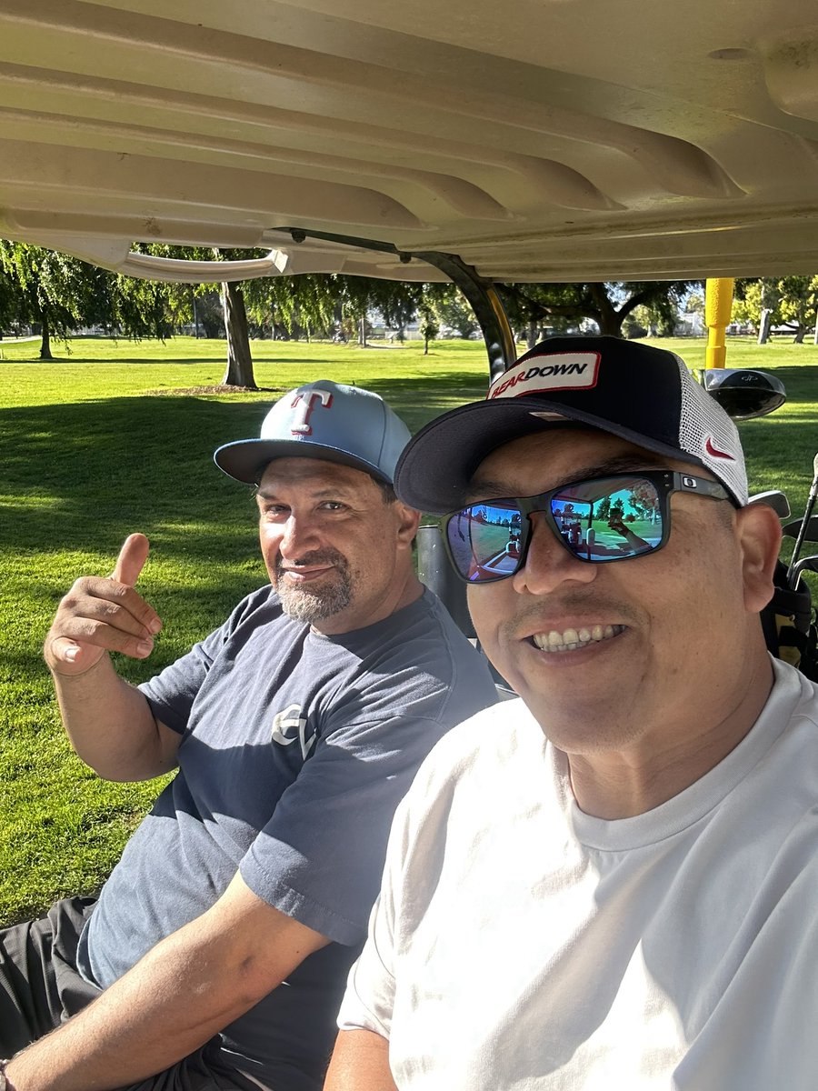 OLCoachCam's tweet photo. It was good to hang out with a great friend today. #CoachFoster https://t.co/gY3FAj3vti