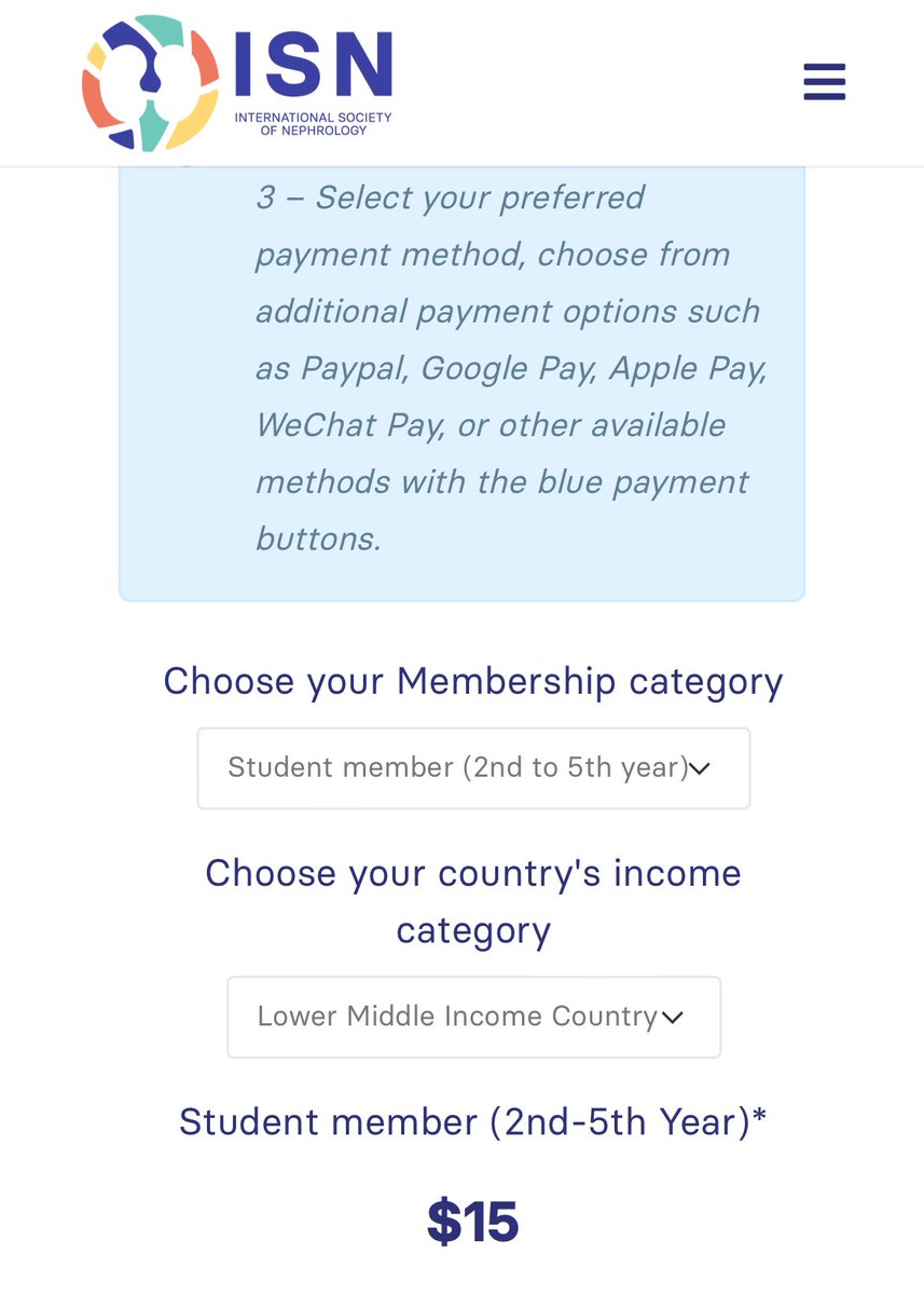 New reduced @ISNkidneycare membership fee for PGs / Trainees / Residents. Make use of this offer to get discounted registration fee for the World Congress of Nephrology #ISNWCN in New Delhi next year.