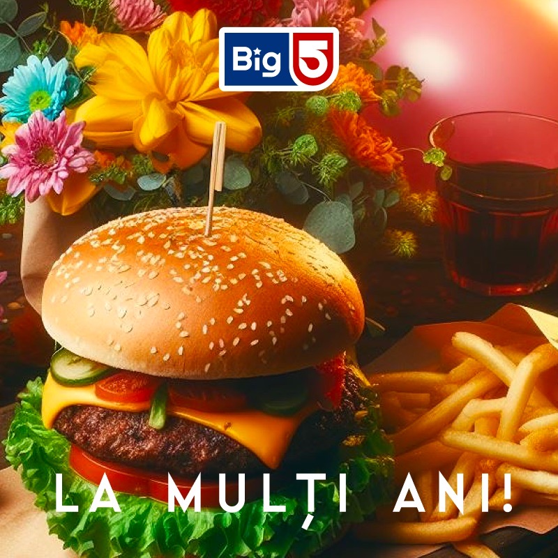 🌸 La mulți ani tuturor, mari și mici, care poartă nume de floare! 🌷 Vă așteptăm să sărbătorim la #Big5 cu burgeri delicioși și milkshake-uri cremoase. 🎉🍔

#Iasi #LaMultiAni #Florin #Big5Burgers #Florina #Florii #Flori #Flowers #BurgerLover #BurgerBig5