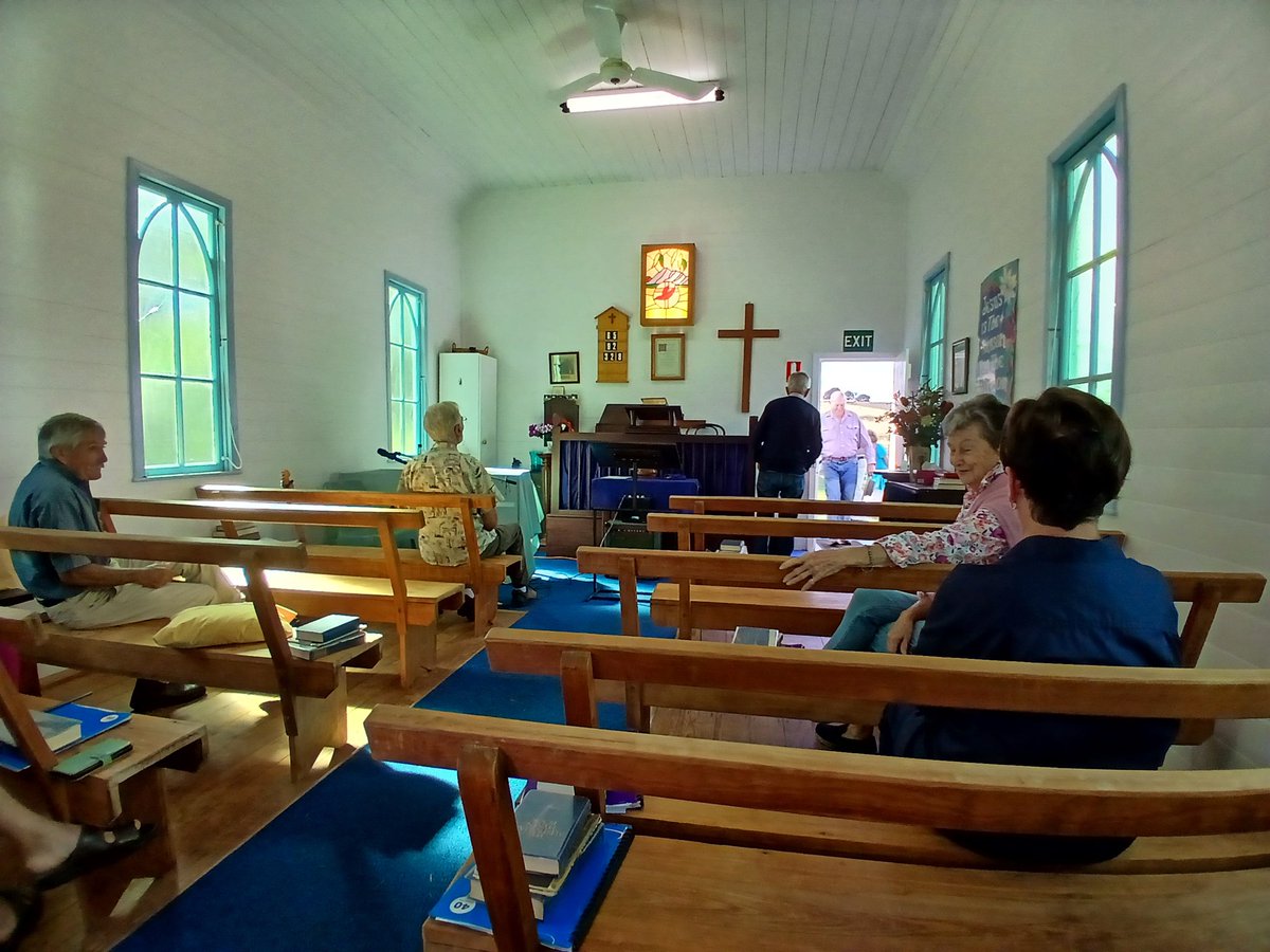 Every now and again I visit our little community church. It's an old but beautifully maintained timber church, typical in parts of rural Queensland. Today the elderly folks who attend asked me to do a few readings from the Bible. All very simple, very conservative, very humble.