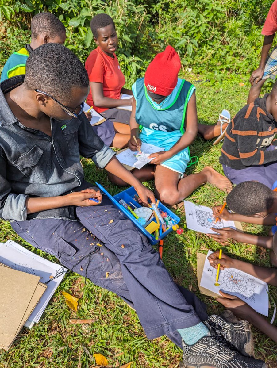 On outreach days at @AssortedAfrica I enjoy having side conversations with young people. I listen more, but one thing I have realized over time is that girls in rural communities are dreamers, goal oriented and passionate they just lack direction and resources.