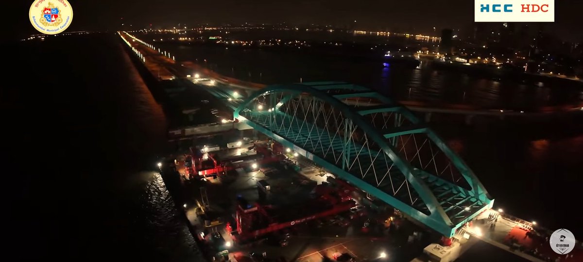 Worli Bowstring Arch bridge south bound section final intergation process

From droneman

🤟