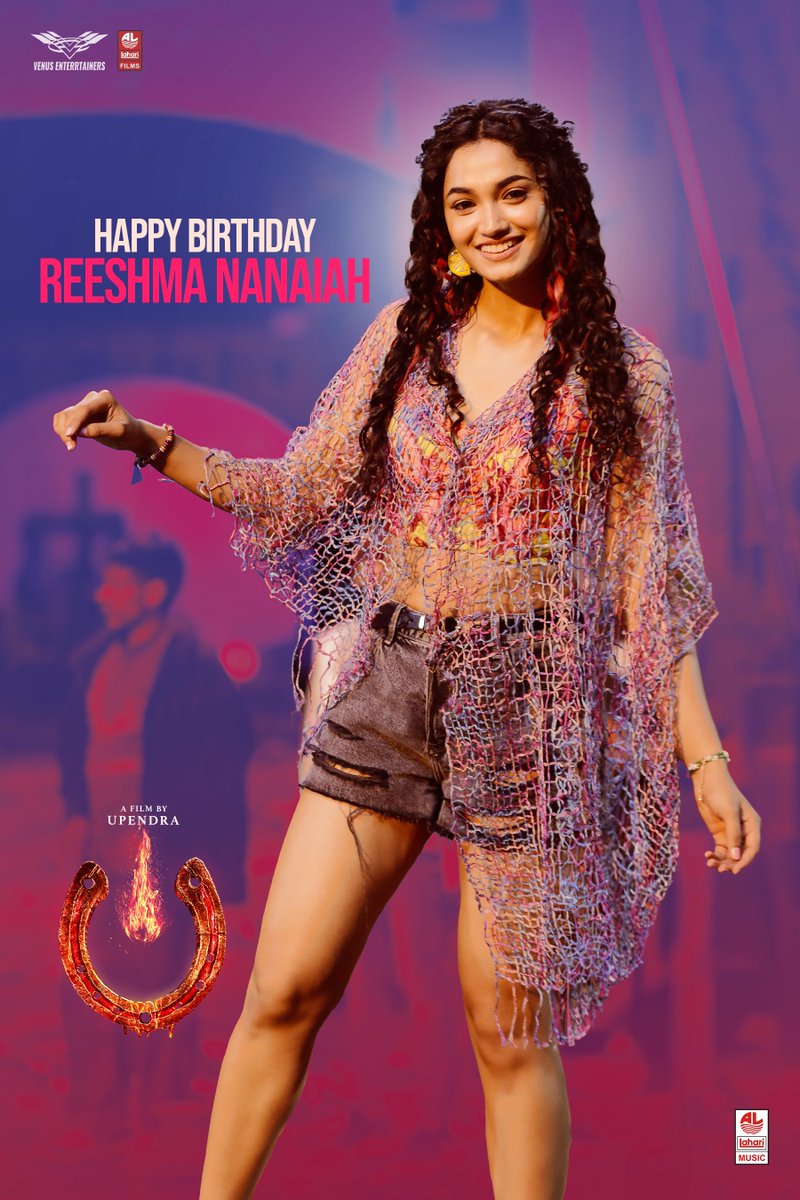 Team #UITheMovie wishes the effortless and stunning @Reeshmananaiah a very Happy Birthday 💥💥

Get ready to celebrate her breathtaking performance in theaters very soon! ❤️‍🔥❤️‍🔥

#UppiDirects @nimmaupendra #GManoharan @Laharifilm @enterrtainers @kp_sreekanth #NaveenManoharan