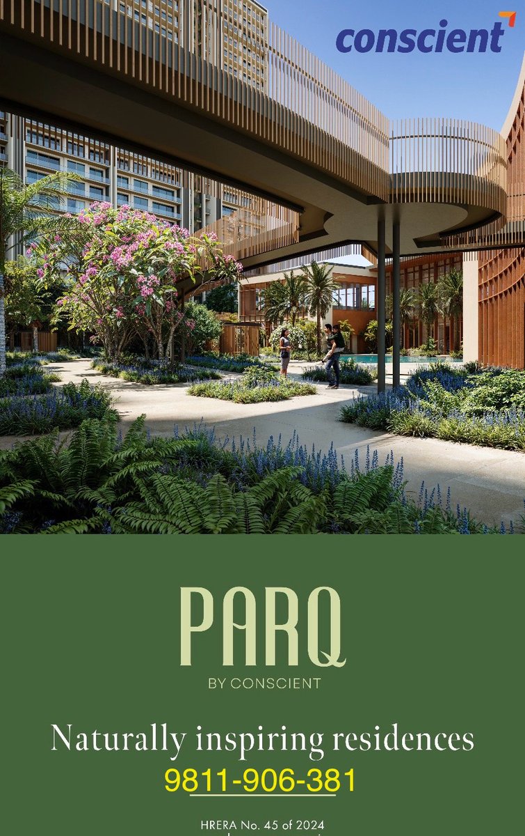 7dealsin's tweet image. New Launch By Conscient Group — Conscient Ultra Luxury High-rise Apartments. 3. 4 BHK + Servant Room &amp;amp; Villas. Conscient 80 Comes With World-class Amenities, Flexible Payment Plan.
#conscientparq #7deals #realestate #dwarkaexpressway #DelhiNCR #Gurugram