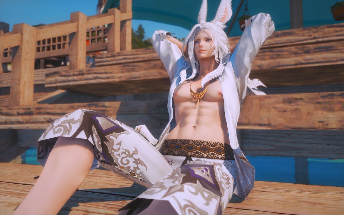 its been a very busy week for me.. oh well at least i can finally relax~ hope you fellas have wonderful day today! #GPOSERS #FF14 #FF14SS #Viera