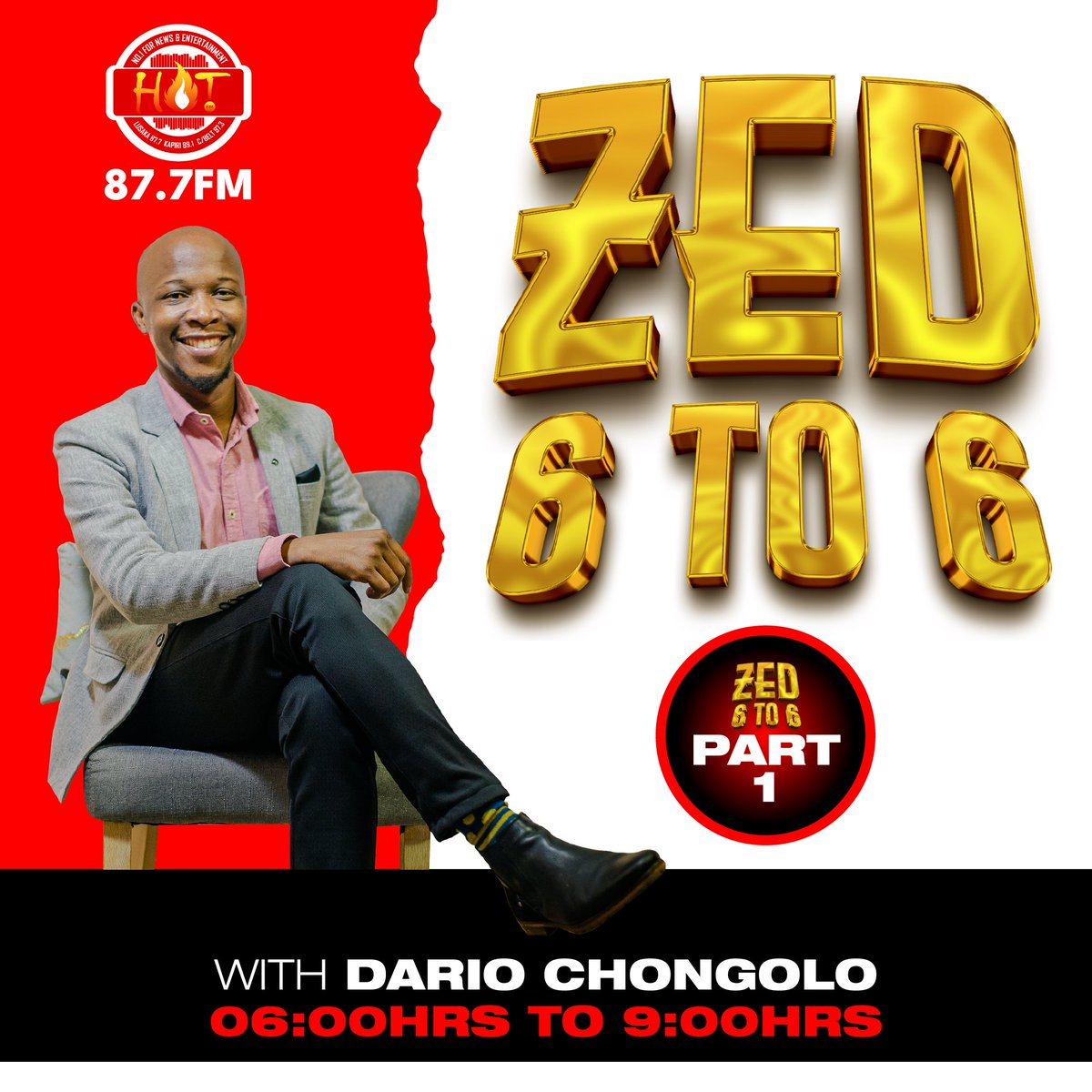 HAPPY SUNDAY Uplift your spirit with Dario Chongolo’s divine selection of gospel hits on Zed 626 part one until 9am. 87.7 FM DSTv Channel 912 GOTv Channel 301 Listen on your phone 👉 tun.in/seRmR