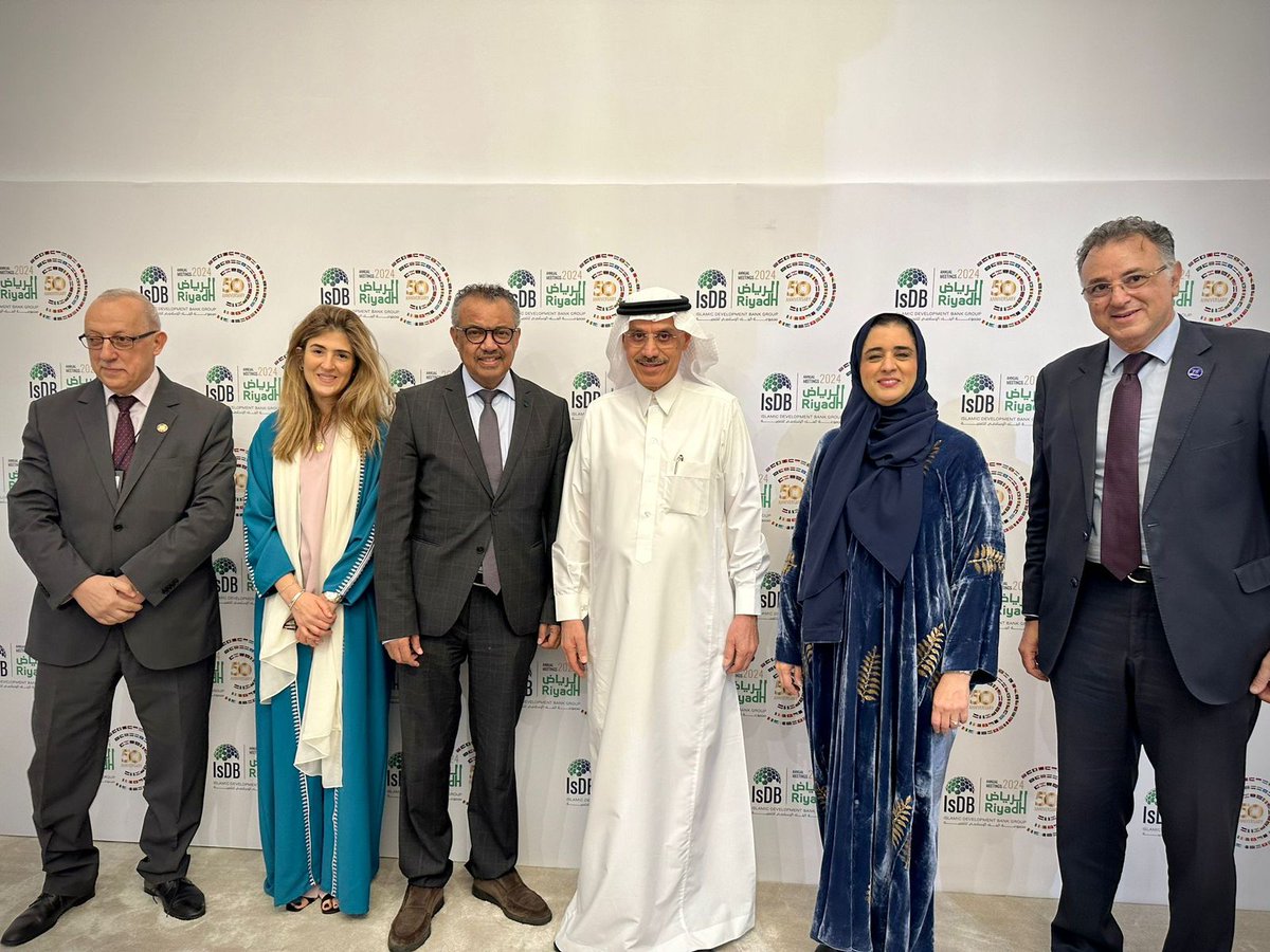 Delighted to meet with HE Muhammad Sulayman Al Jasser, President of @isdb_group and the bank’s family as they celebrate the bank’s 50th anniversary. Our collaboration has benefited hundreds of thousands globally and across the Eastern Mediterranean. We look forward to jointly…