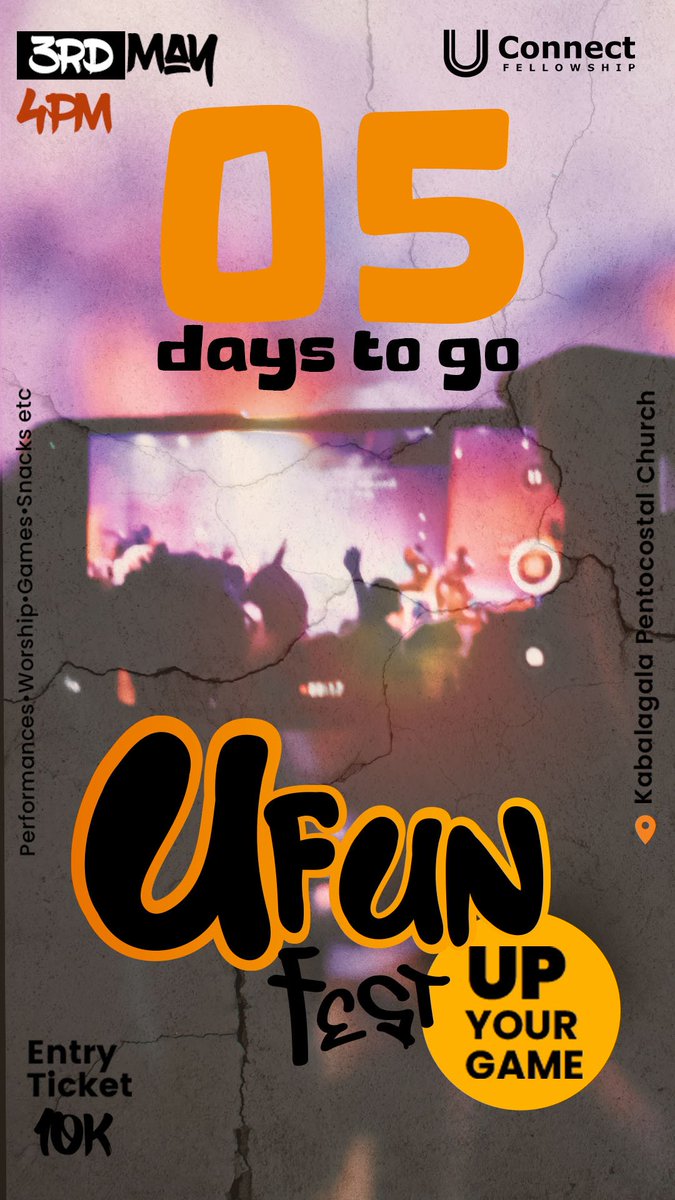 5 days to go. #UpYourGame #UFunFesy24