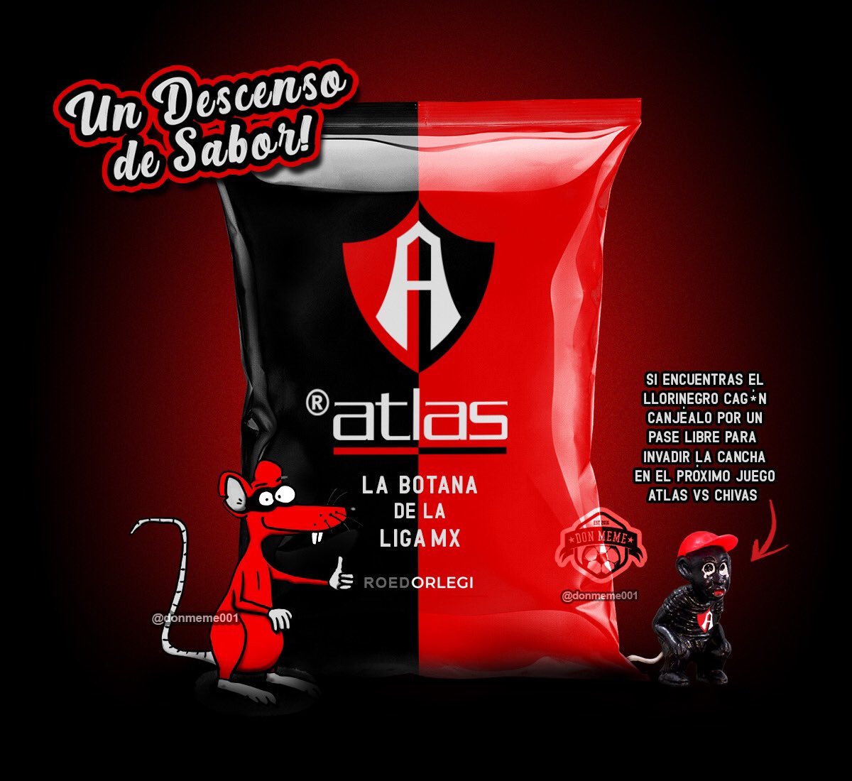 Se confirma…

® ATLAS ES LA BOTANA 

#ClasicoTapatio #Chivas #Atlas
Chivas Atlas