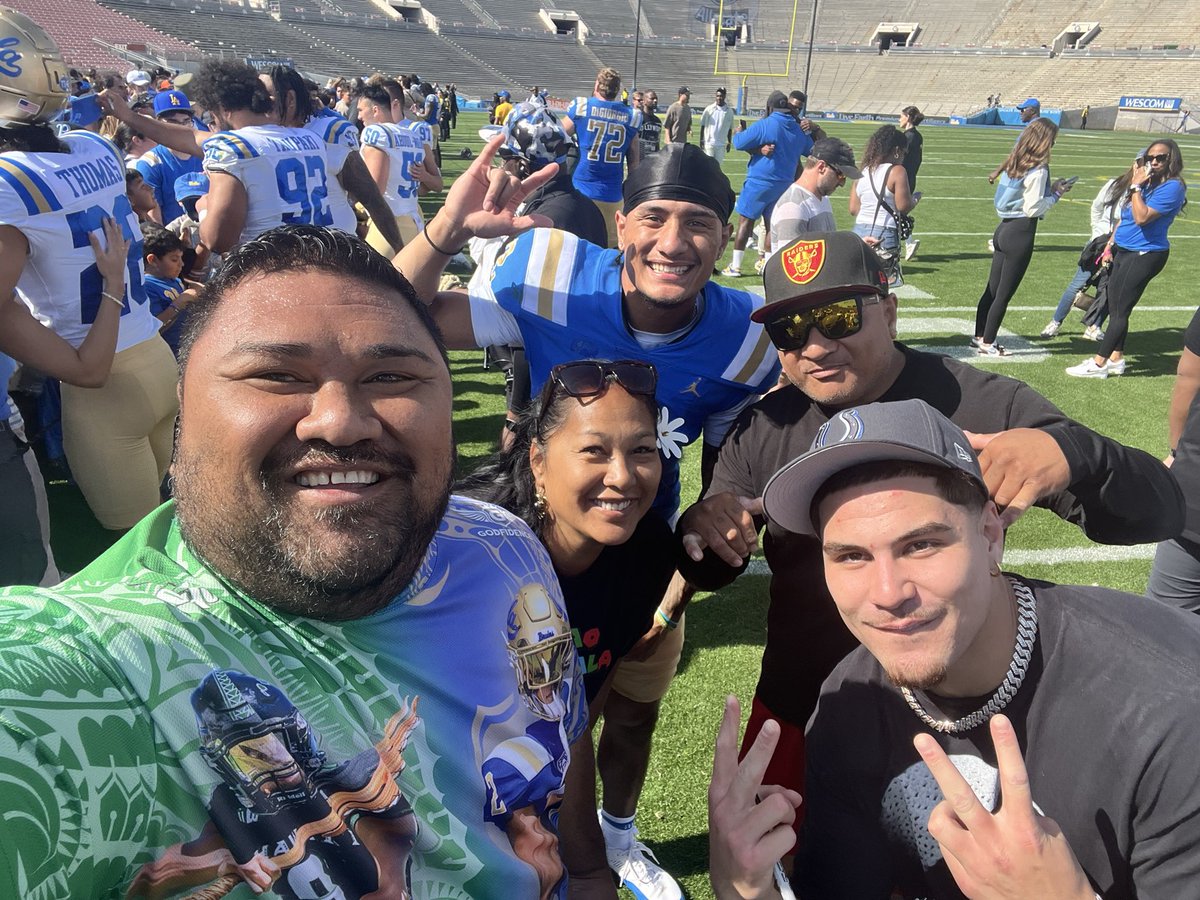 UCLA Spring Game @TITUS_ATIMALALA @laiatu_latu #4sUp #UCLA