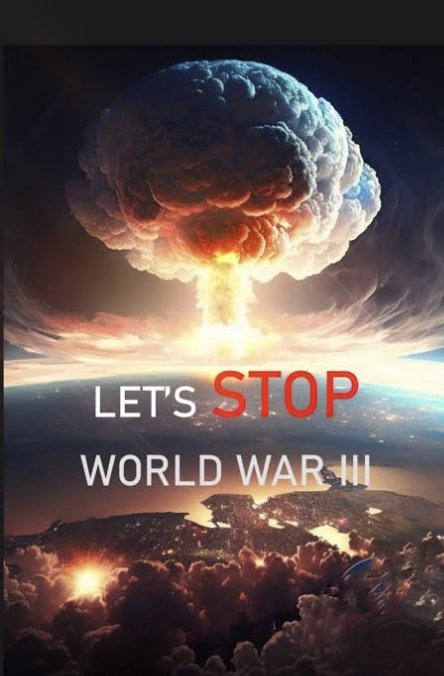 #StopWW3 
#stopwars