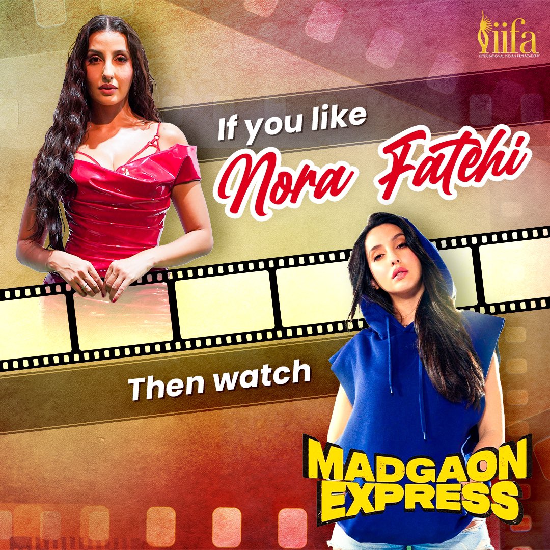 What's your favourite #NoraFatehi movie? 🍿 🥰
Tell us in the comments below!👇🏻

#IIFA #Bollywood #IfYouLike