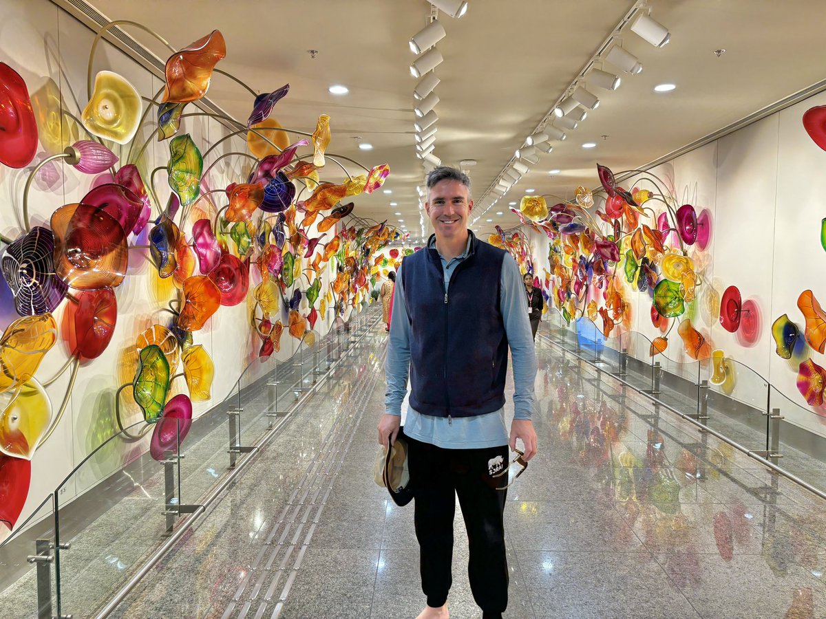 The Street of Flowers here at the brand new airport terminal in Lucknow. 
WORLD CLASS! 
Wow, what an incredible job done by all for this most beautiful state. 
I’m sure @myogiadityanath must be super proud! 
India is BOOMING! 🙏🏽